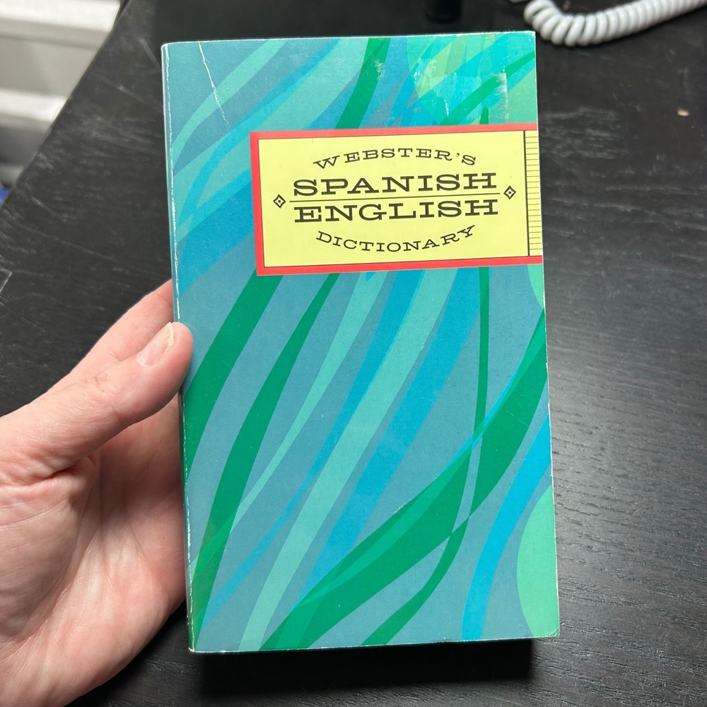 Webster's Spanish English Dictionary Paperback‎ 40000 Entries 9781596950405 Teal